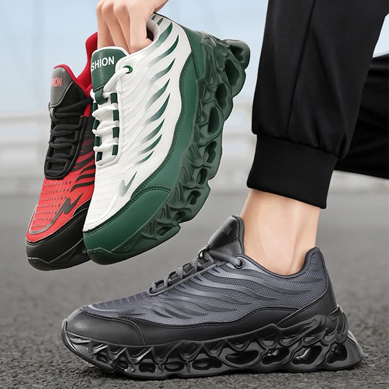 Men's Thick-Soled Lace-Up Sneakers